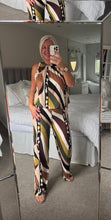 Load image into Gallery viewer, The Palma slinky abstract trouser suit
