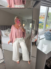Load image into Gallery viewer, The Ibiza waffle button detail top/jacket
