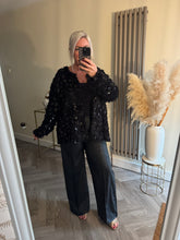 Load image into Gallery viewer, The Sequin shaggy jacket
