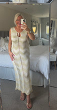 Load image into Gallery viewer, The Bora Bora zig zag crochet dress

