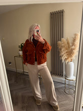 Load image into Gallery viewer, The velour crushed velvet button through jacket
