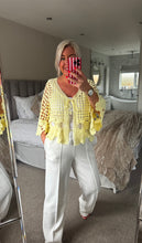 Load image into Gallery viewer, The Bora Bora crochet tie cardigan
