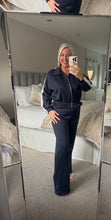 Load image into Gallery viewer, The sports luxe zip through jacket tracksuit
