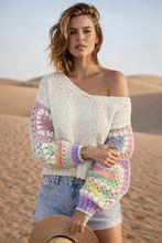 Load image into Gallery viewer, The Tilly crochet sleeve knit
