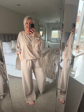 Load image into Gallery viewer, The chiffon pinstripe trouser suit
