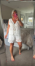 Load image into Gallery viewer, The Ibiza crochet shorts set
