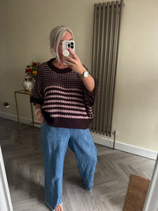 The Ella striped knit