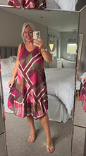 Load image into Gallery viewer, The Bora Bora 100% cotton abstract swish dress
