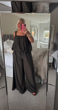 Load image into Gallery viewer, The saints crinkle puff hem trouser suit
