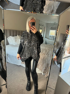 The Laetitia mem v hem sequin jumper