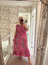 Load image into Gallery viewer, The botanical shirred dress
