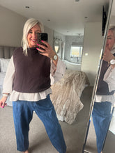 Load image into Gallery viewer, The denim cocoon trousers with pockets
