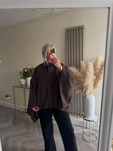 The Megan button through cape