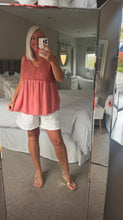Load image into Gallery viewer, The Bora Bora embroidered vest top
