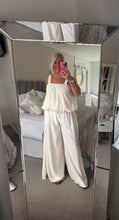 Load image into Gallery viewer, The saints crinkle puff hem trouser suit
