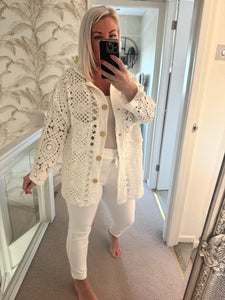 The crochet jacket
