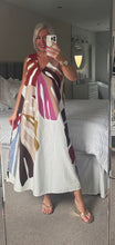 Load image into Gallery viewer, The Bora Bora 100% cotton palm dress
