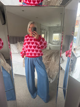 Load image into Gallery viewer, SALE The love heart knit with tulip sleeve (no return on sale items)
