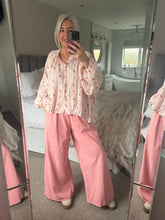 Load image into Gallery viewer, The striped rose cotton shirt
