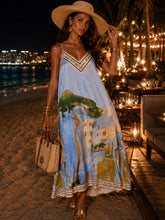Load image into Gallery viewer, The Amalfi satin strappy dress
