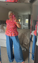 Load image into Gallery viewer, The Amalfi shirred frill top
