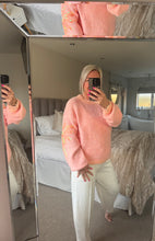 Load image into Gallery viewer, SALE The sequin palm tree sleeve knit (no return on sale items)
