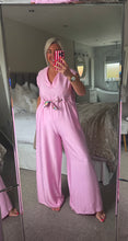 Load image into Gallery viewer, The Tie waist scarf jumpsuit

