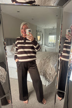 Load image into Gallery viewer, The amour striped polo knit
