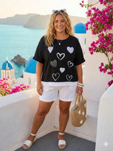 Load image into Gallery viewer, The Rachel love heart tee
