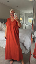 Load image into Gallery viewer, The Saints stud jersey t shirt dress
