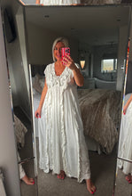 Load image into Gallery viewer, The Bora Bora frill dress in cream
