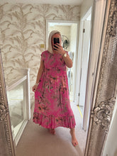 Load image into Gallery viewer, The botanical shirred dress
