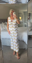 Load image into Gallery viewer, The Bora Bora zig zag crochet dress
