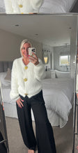 Load image into Gallery viewer, The Lottie gold button cardigan
