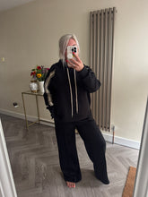 Load image into Gallery viewer, The Luxe jersey striped seam tracksuit
