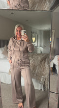 Load image into Gallery viewer, The Sports luxe jersey pin tuck tracksuit
