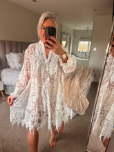 Load image into Gallery viewer, The Bora Bora lace smock dress
