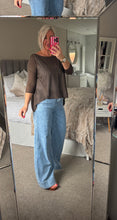 Load image into Gallery viewer, The Palma fine knit dip hem top
