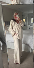 Load image into Gallery viewer, The Sports luxe Blazer trouser suit with detatchable hood
