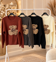 Load image into Gallery viewer, The teddy knit with diamanté detail
