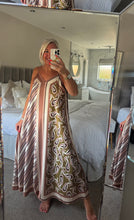 Load image into Gallery viewer, The satin baroque strappy dress
