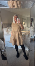 Load image into Gallery viewer, The cord smock dress
