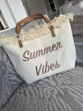 Load image into Gallery viewer, “Summer vibes” beach bag
