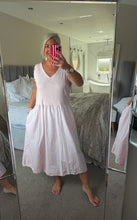Load image into Gallery viewer, The Ibiza ribbed sleeveless t shirt dress with pockets
