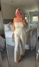 Load image into Gallery viewer, The 100% cotton bandeau jumpsuit with pockets
