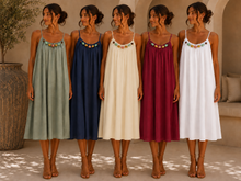 Load image into Gallery viewer, The Bora Bora Strappy pebble dress
