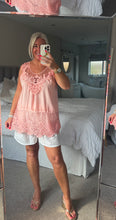 Load image into Gallery viewer, The Bora Bora crochet daisy hem vest top

