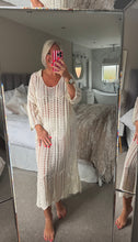 Load image into Gallery viewer, The Ibiza boho crochet maxi dress
