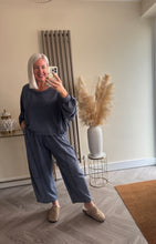 Load image into Gallery viewer, The washed look high low jersey top
