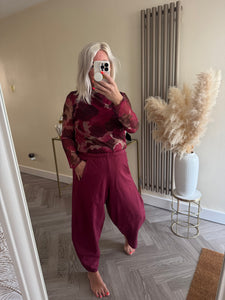 The jersey cocoon trousers